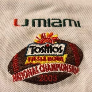 Miami Hurricanes championship polo